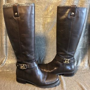 Michael Kors Dark Coffee Riding Boots (size 7)